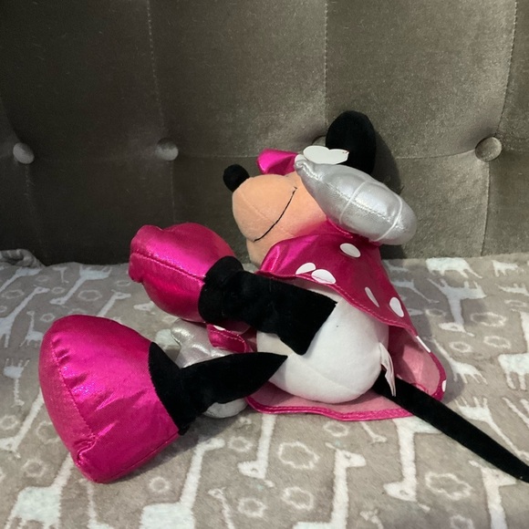 Disney Minnie Mouse Sparkle TY Buddies Beanie Baby - Picture 5 of 5